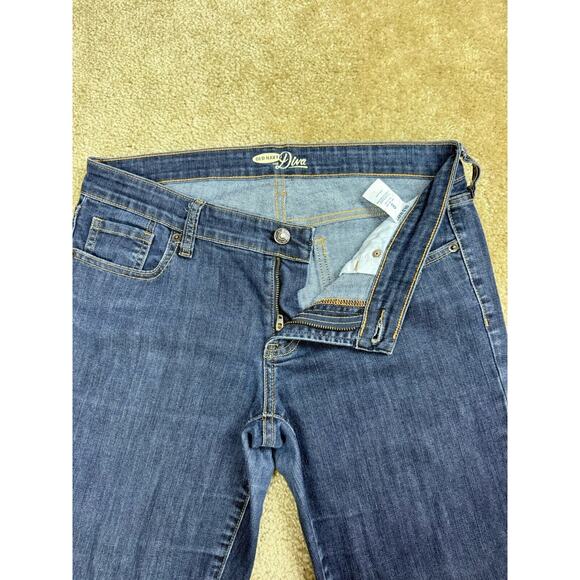 Old Navy The Diva Women’s Size 8 Medium Wash Blue Jeans Stretch A005 - Picture 3 of 11